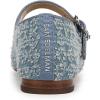 imageSam Edelman Womens MichaelaMary Jane FlatMontrose Blue Fray