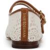 imageSam Edelman Womens MichaelaMary Jane FlatNatural Floral Crochet