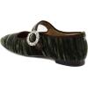 imageSam Edelman Womens MichaelaMary Jane FlatWinter Moss Crystal