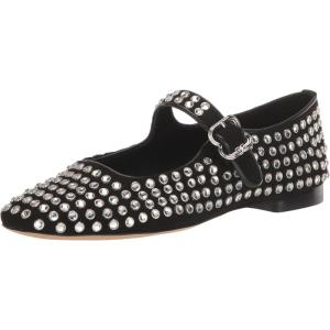 imageSam Edelman Womens MichaelaMary Jane FlatBlack Suede Gem