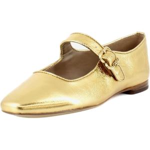 imageSam Edelman Womens MichaelaMary Jane FlatMedallion Gold