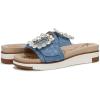 imageSam Edelman Womens Ariane Slide SandalRoyal Sky Blue Lace