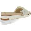 imageSam Edelman Womens Ariane Slide SandalSilver Rib