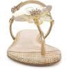 imageSam Edelman Womens Eden Flat SandalAmber Gold