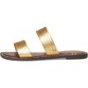 imageSam Edelman Womens Gala Flat SandalGold Boa