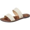 imageSam Edelman Womens Gala Flat SandalModern Ivory Leather