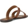 imageSam Edelman Womens Gala Flat SandalRich Cognac Leather