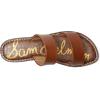 imageSam Edelman Womens Gala Flat SandalRich Cognac Leather