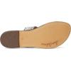imageSam Edelman Womens Gala Flat SandalSoft Silver Leather