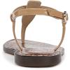 imageSam Edelman Womens Gigi Flat SandalAlmond Patent