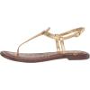 imageSam Edelman Womens Gigi Flat SandalAmber Gold Leather