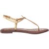 imageSam Edelman Womens Gigi Flat SandalAmber Gold Leather