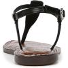 imageSam Edelman Womens Gigi Flat SandalBlack Leather