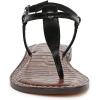 imageSam Edelman Womens Gigi Flat SandalBlack Leather