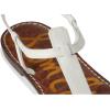 imageSam Edelman Womens Gigi Flat SandalBright White Leather