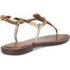 imageSam Edelman Womens Gigi Flat SandalGold QuartzAmber GoldJute