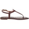 imageSam Edelman Womens Gigi Flat SandalMaple Bourbon