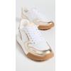 imageSam Edelman Womens Layla SneakersOff WhiteMolten Gold