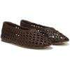imageSam Edelman Womens Shira Woven FlatsDark Brown