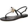 imageSam Edelman Womens Eden Flat SandalBlack Patent