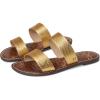 imageSam Edelman Womens Gala Flat SandalGold Boa
