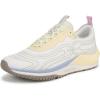 imageSam Edelman Womens Miles Lace Up Performance SneakersWhiteYellow Freeze Multi