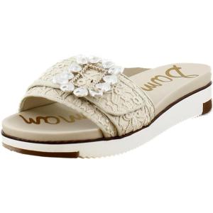 imageSam Edelman Womens Ariane Slide SandalIvoryNatural Lace