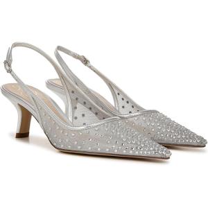 imageSam Edelman Womens Bianka Sling MeshSoft Silver Mesh