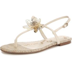 imageSam Edelman Womens Eden Flat SandalModern Ivory