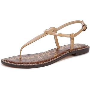 imageSam Edelman Womens Gigi Flat SandalAlmond Patent