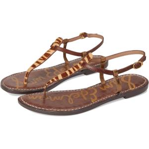 imageSam Edelman Womens Gigi Flat SandalBeechwood Zebra Multi