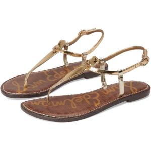 imageSam Edelman Womens Gigi Flat SandalGold QuartzAmber GoldJute
