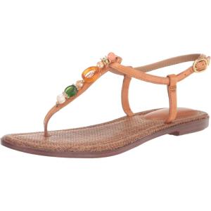 imageSam Edelman Womens Gigi Flat SandalNatural Custom Retro Bead
