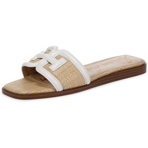 imageSam Edelman Womens Irina SlidesBright WhiteBleached Beechwoo