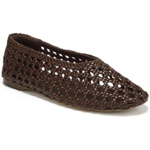 imageSam Edelman Womens Shira Woven FlatsDark Brown
