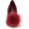 imageSam Edelman Womens Hazel Plush PumpDeep Scarlet