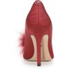imageSam Edelman Womens Hazel Plush PumpDeep Scarlet