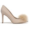 imageSam Edelman Womens Hazel Plush PumpHoney Sand