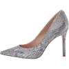 imageSam Edelman Womens Hazel Pointed Toe PumpSoft Silver Tropical Snake