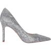 imageSam Edelman Womens Hazel Pointed Toe PumpSoft Silver Tropical Snake