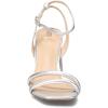 imageSam Edelman Womens Kia SandalsSoft Silver Smooth Leather