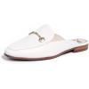 imageSam Edelman Womens Linnie Flat MulesBright White Leather
