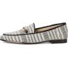 imageSam Edelman Womens Loraine Bit LoaferBlackNatural Striped Linen