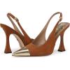 imageSam Edelman Womens Odette Slingback HeelsFrontier BrownAmber Gold