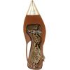 imageSam Edelman Womens Odette Slingback HeelsFrontier BrownAmber Gold