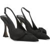 imageSam Edelman Womens Onia Bow Slingback PumpsBlack Ribbed Silk