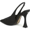 imageSam Edelman Womens Onia Bow Slingback PumpsBlack Ribbed Silk