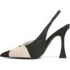imageSam Edelman Womens Onia Bow Slingback PumpsBlackHoney Sand