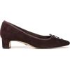 imageSam Edelman Womens Rinda Suede Ballet HeelsCaf Noir