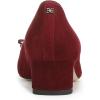imageSam Edelman Womens Rinda Suede Ballet HeelsFrench Merlot